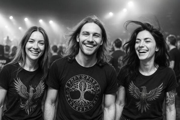 Metalheads bei einem Konzert