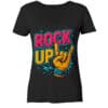 ROCK UP - Ladies V-Neck Shirt