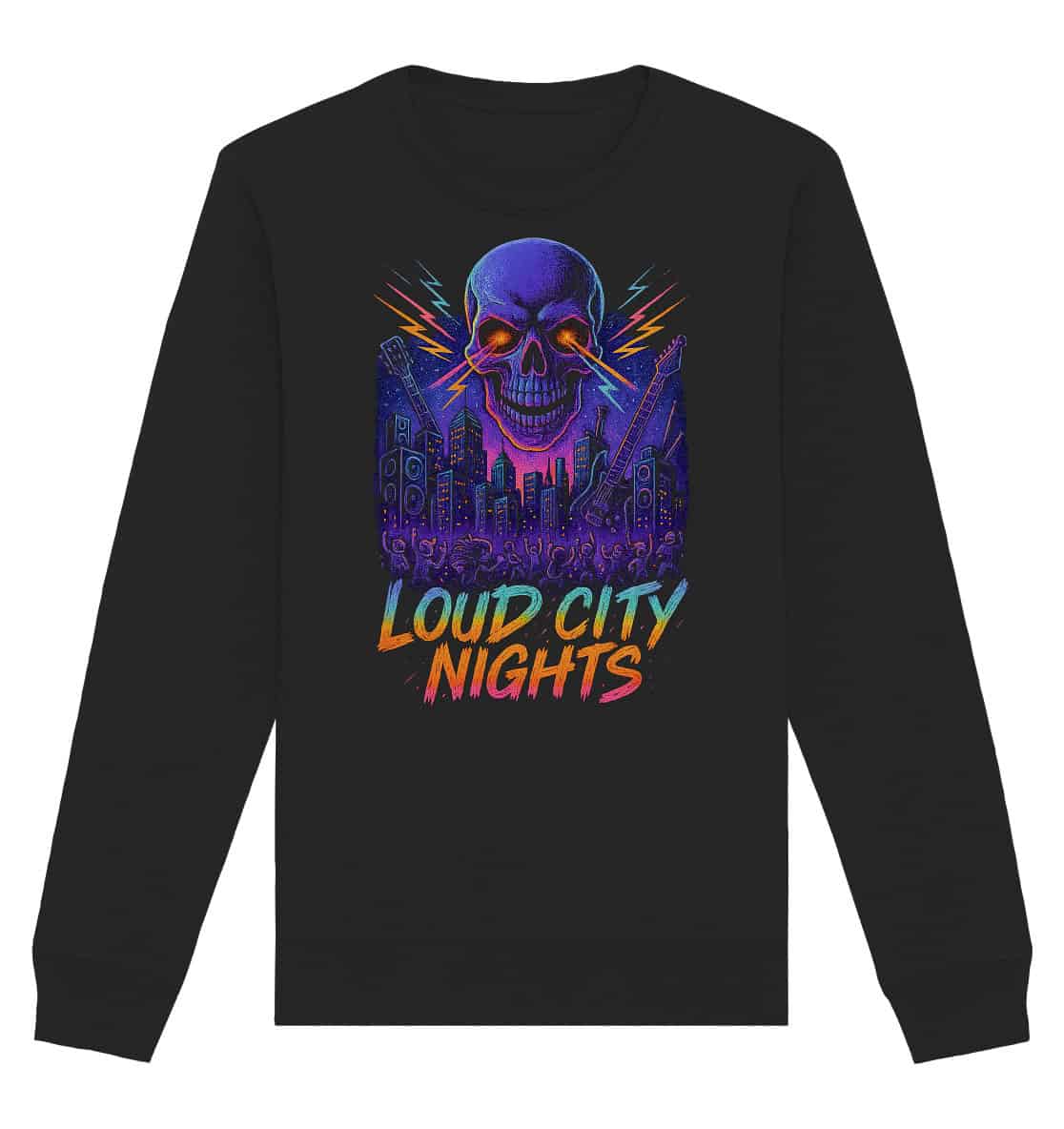LOUD CITY NIGHTS - Organic Basic Unisex Sweatshirt