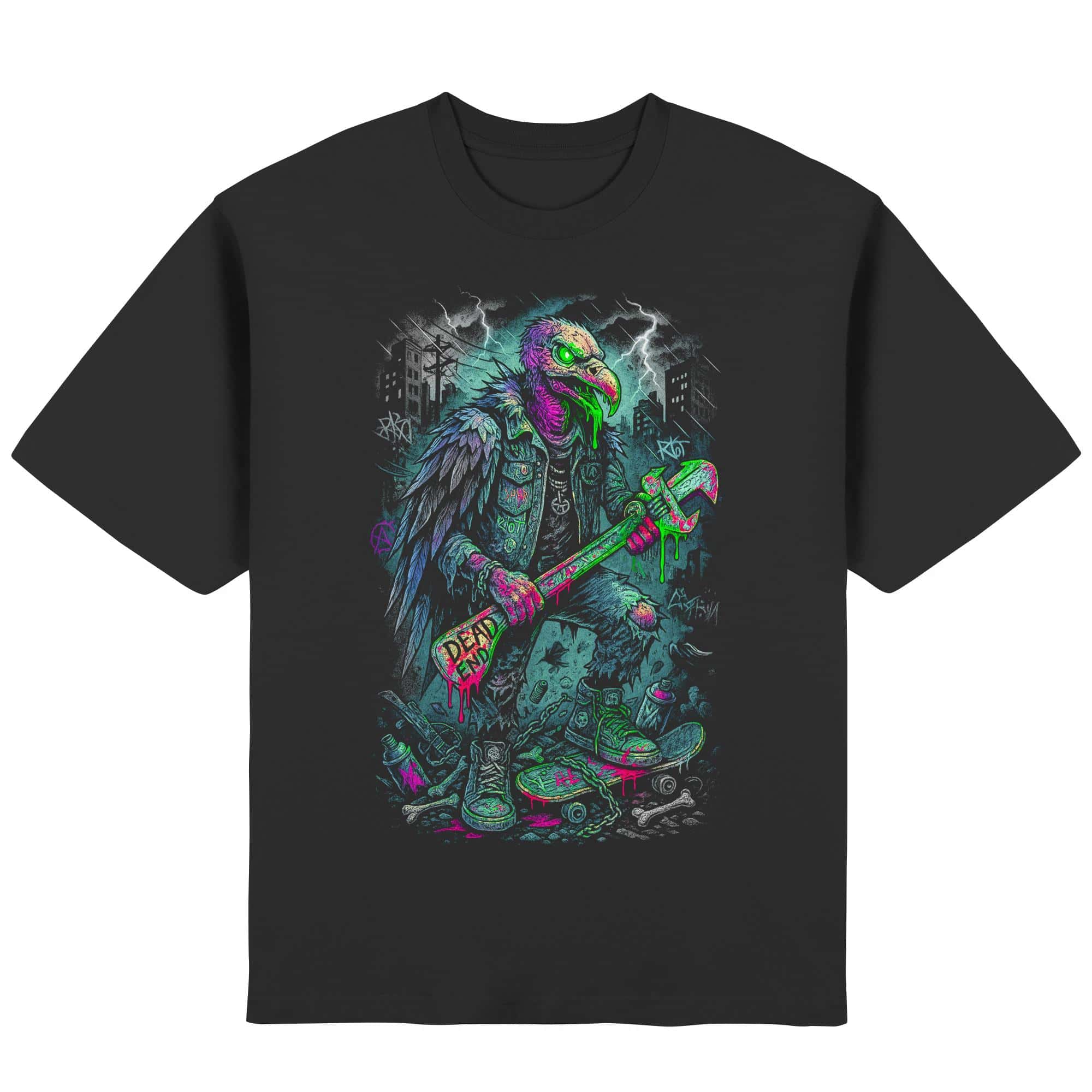 VENOMOUS VULTURE - Streetwear Oversized T-Shirt