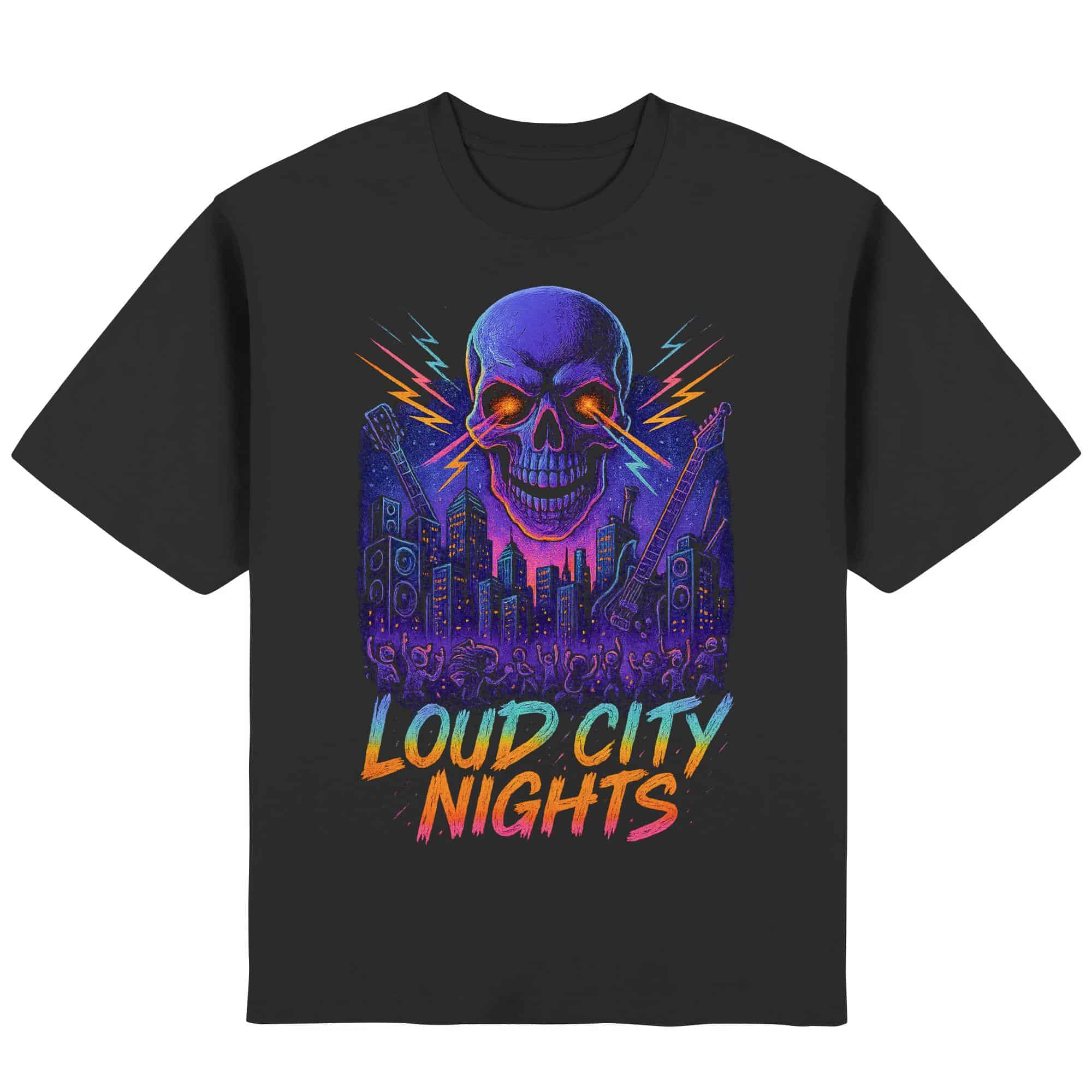 LOUD CITY NIGHTS - Streetwear Oversized T-Shirt