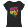 ROCK UP - Womens Extended Shoulder T-Shirt