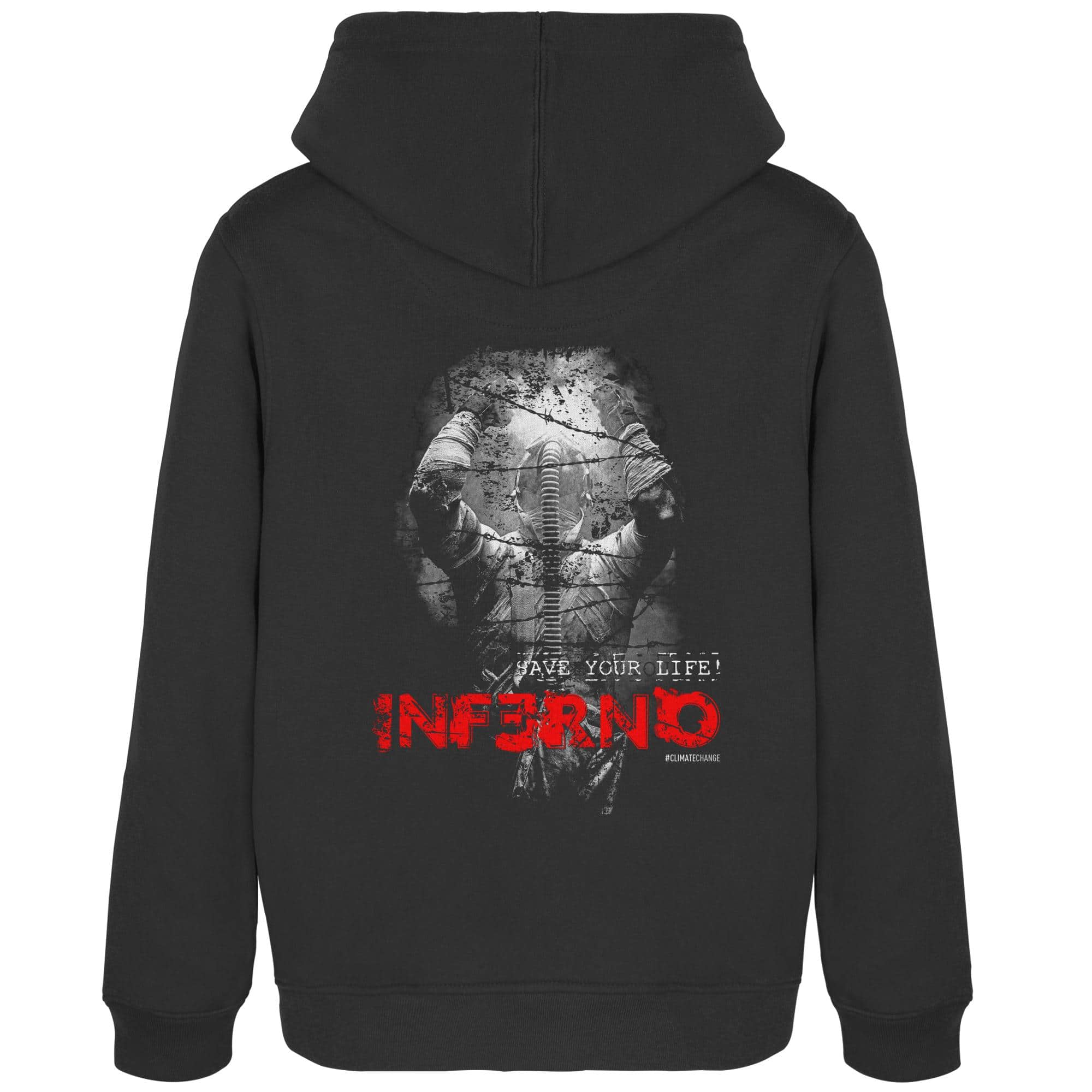 INFERNO - Womens Organic Hoodie B&C