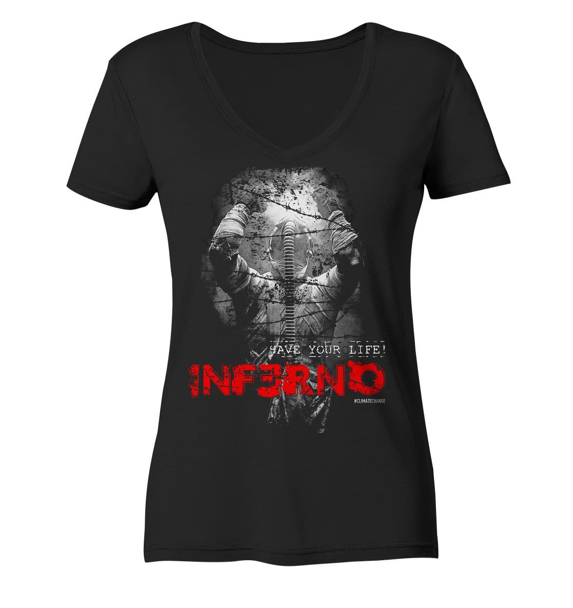 INFERNO - Ladies V-Neck Shirt