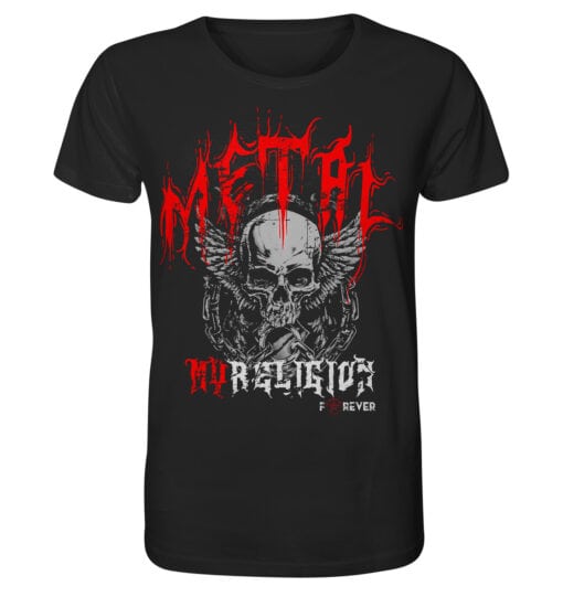 METAL - MY RELIGION - Organic Shirt