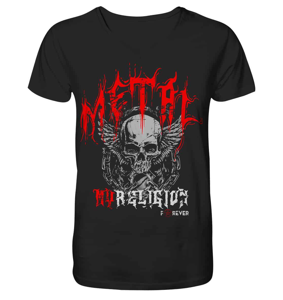METAL - MY RELIGION - V-Neck Shirt
