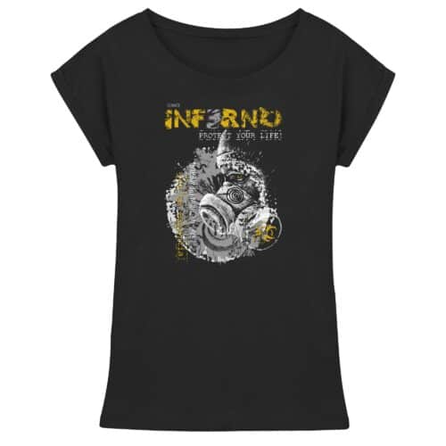 INFERNO - Womens Extended Shoulder T-Shirt