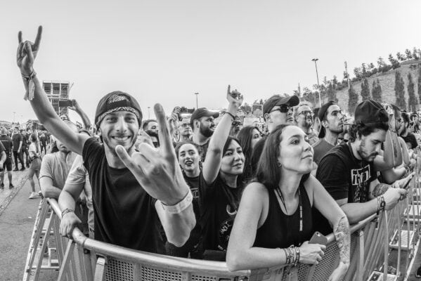 Metalsheads beim Festival